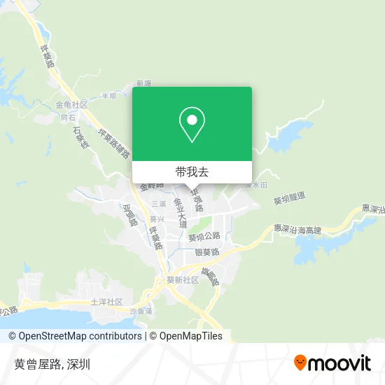 黄曾屋路地图
