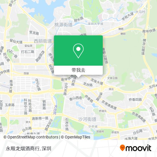 永顺龙烟酒商行地图
