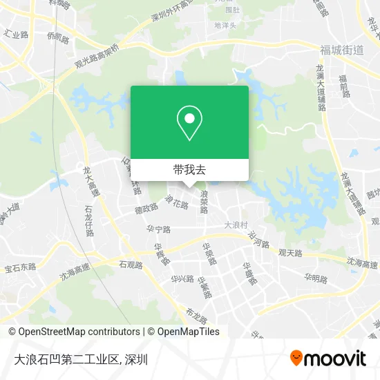 大浪石凹第二工业区地图