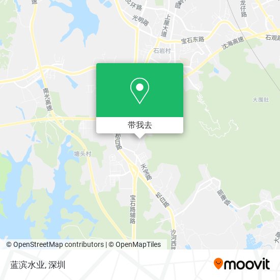 蓝滨水业地图