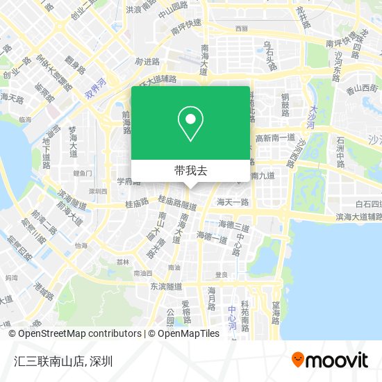 汇三联南山店地图