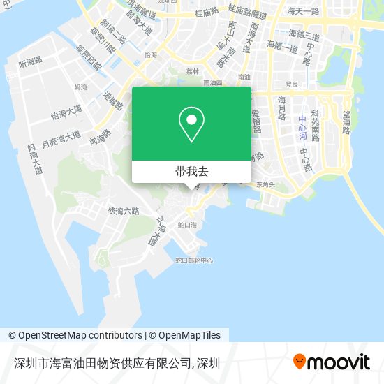 深圳市海富油田物资供应有限公司地图