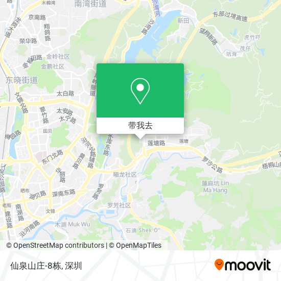 仙泉山庄-8栋地图