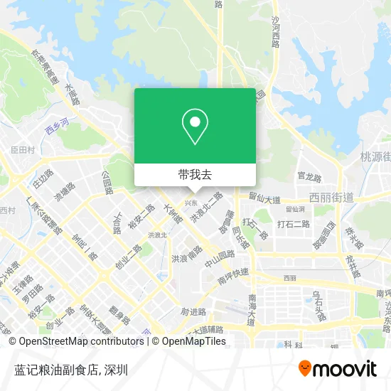 蓝记粮油副食店地图