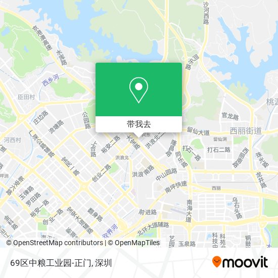 69区中粮工业园-正门地图