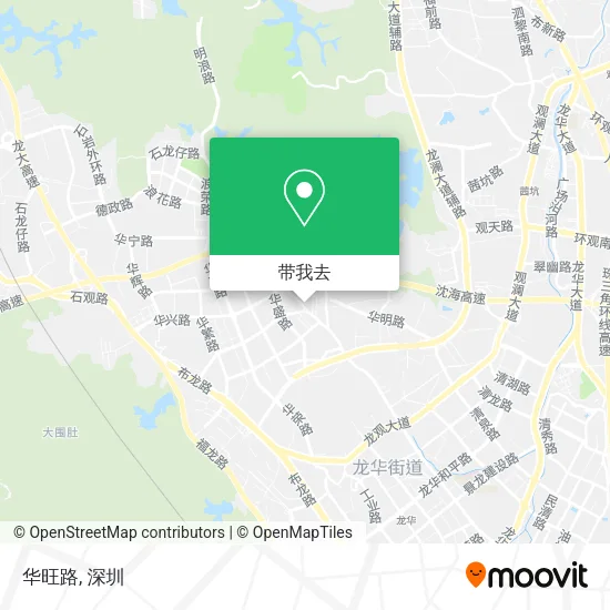 华旺路地图