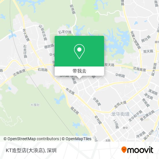 KT造型店(大浪店)地图