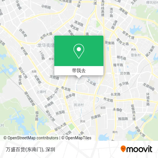 万盛百货(东南门)地图