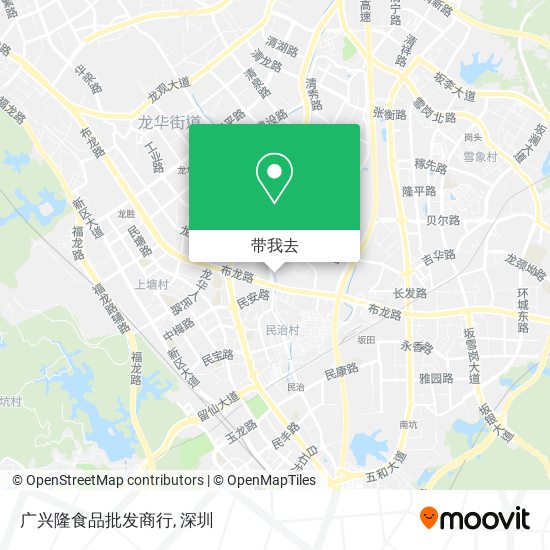 广兴隆食品批发商行地图