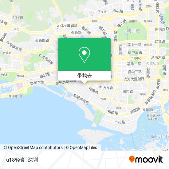 u18轻食地图