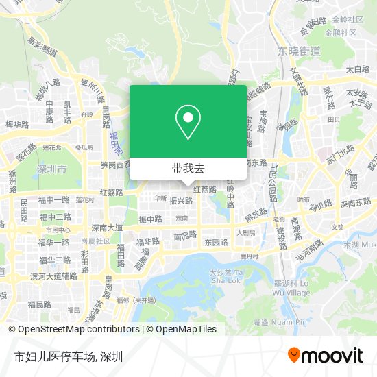 市妇儿医停车场地图