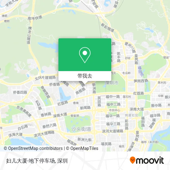 妇儿大厦-地下停车场地图