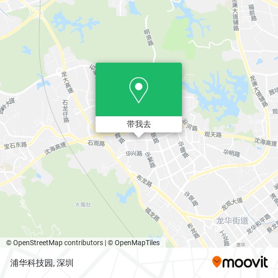 浦华科技园地图