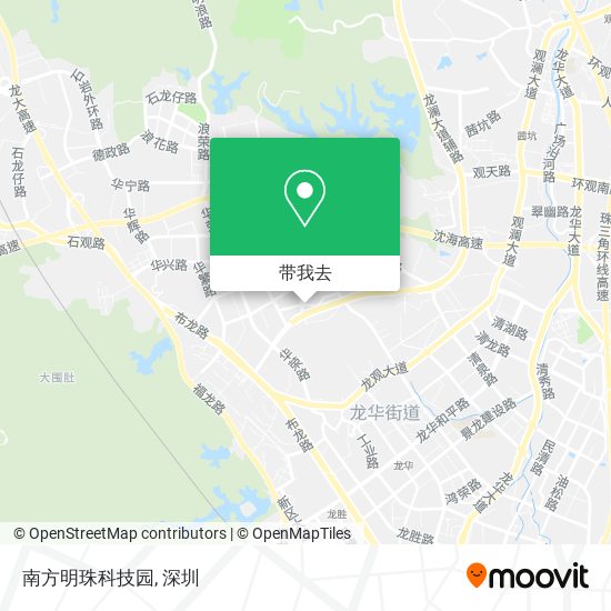 南方明珠科技园地图