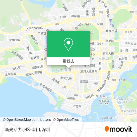 新光活力小区-南门地图