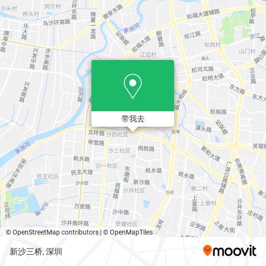 新沙三桥地图