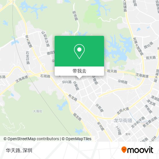 华天路地图