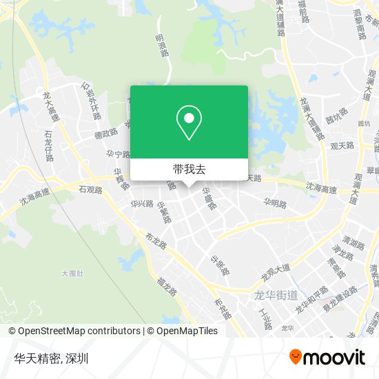 华天精密地图