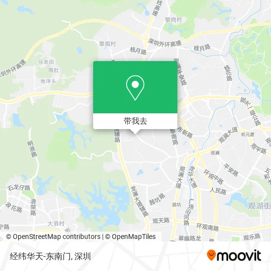 经纬华天-东南门地图