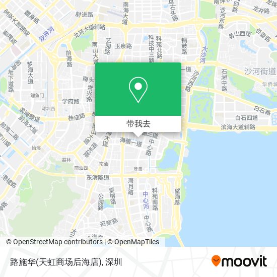 路施华(天虹商场后海店)地图