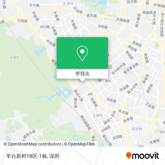 羊台新村18区-1栋地图
