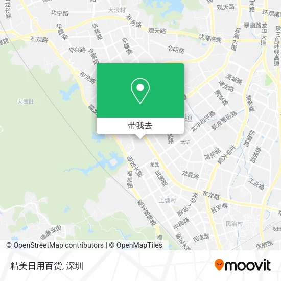 精美日用百货地图