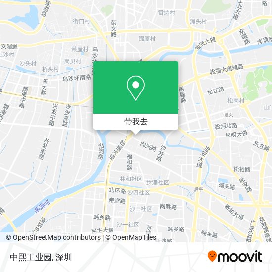 中熙工业园地图