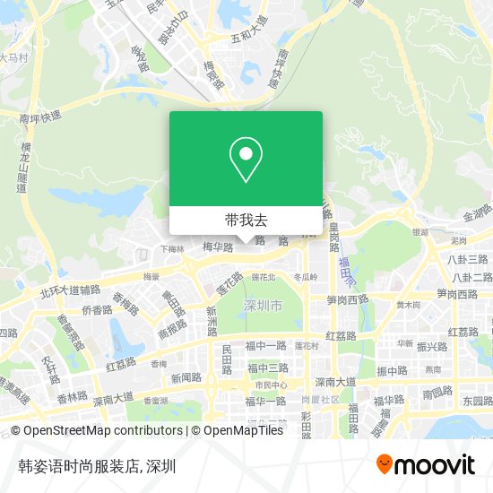 韩姿语时尚服装店地图