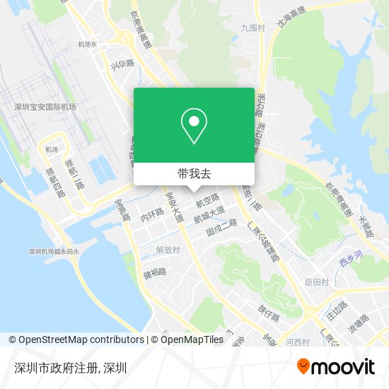 深圳市政府注册地图