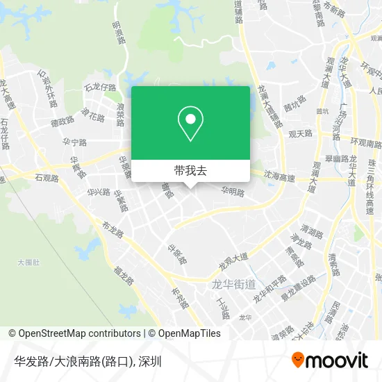 华发路/大浪南路(路口)地图