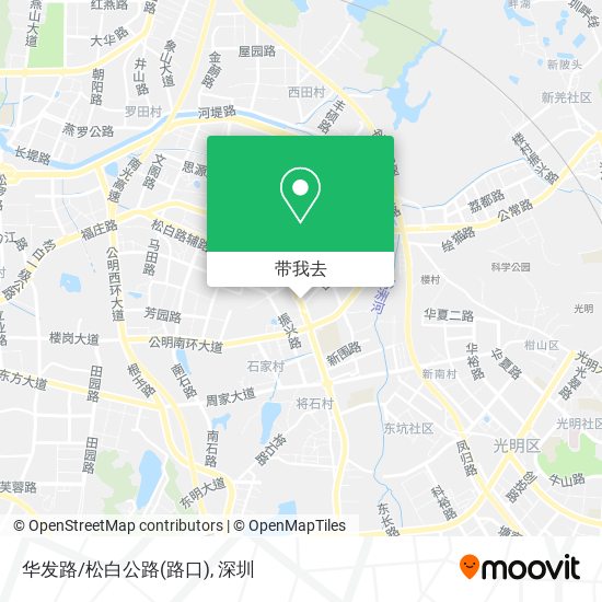 华发路/松白公路(路口)地图