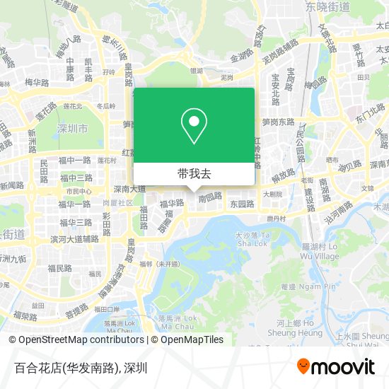 百合花店(华发南路)地图