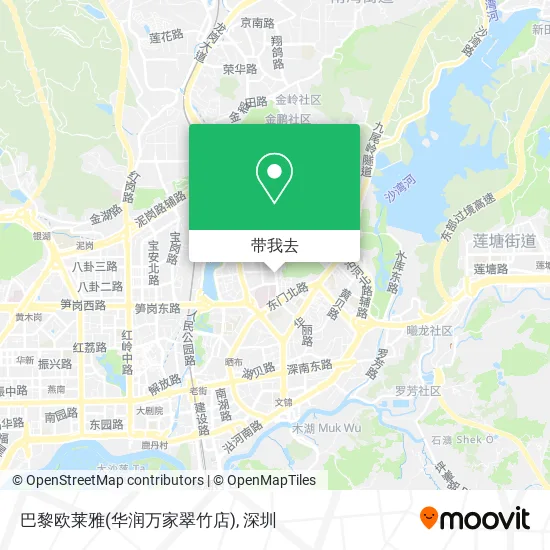 巴黎欧莱雅(华润万家翠竹店)地图