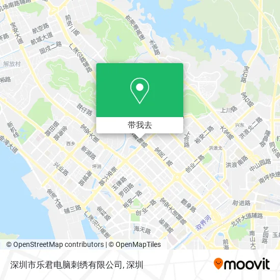 深圳市乐君电脑刺绣有限公司地图