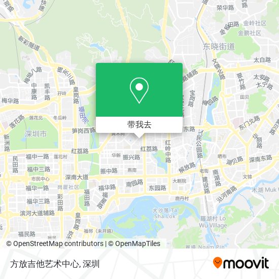 方放吉他艺术中心地图