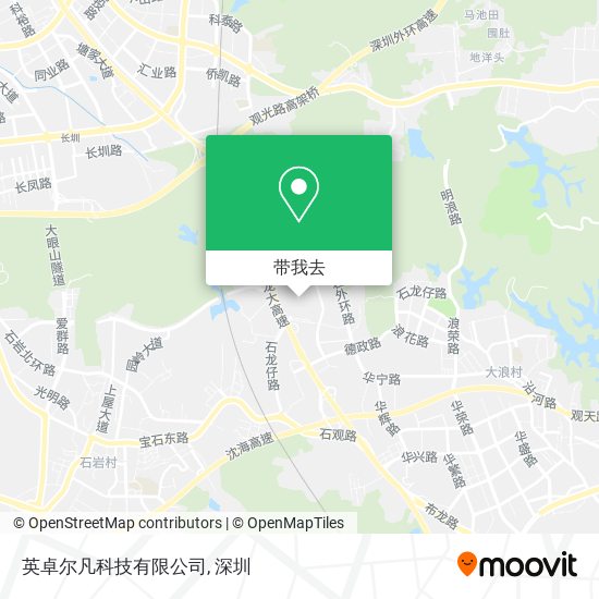 英卓尔凡科技有限公司地图