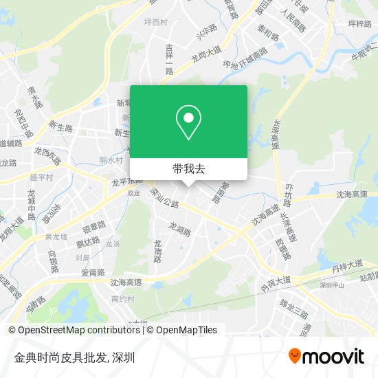 金典时尚皮具批发地图