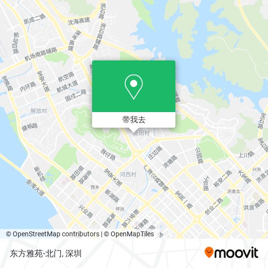东方雅苑-北门地图