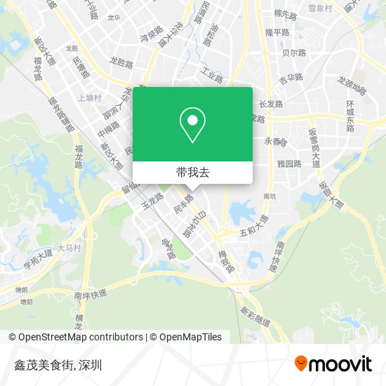 鑫茂美食街地图