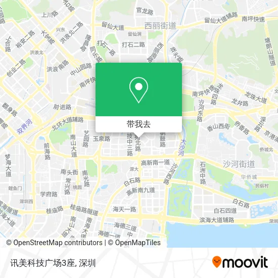 讯美科技广场3座地图
