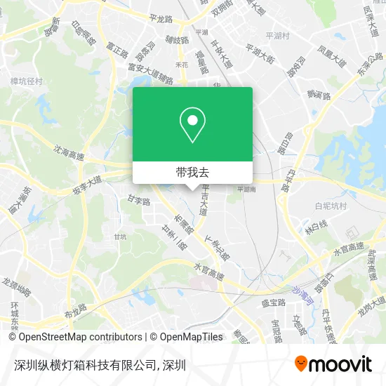 深圳纵横灯箱科技有限公司地图