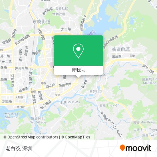 老白茶地图