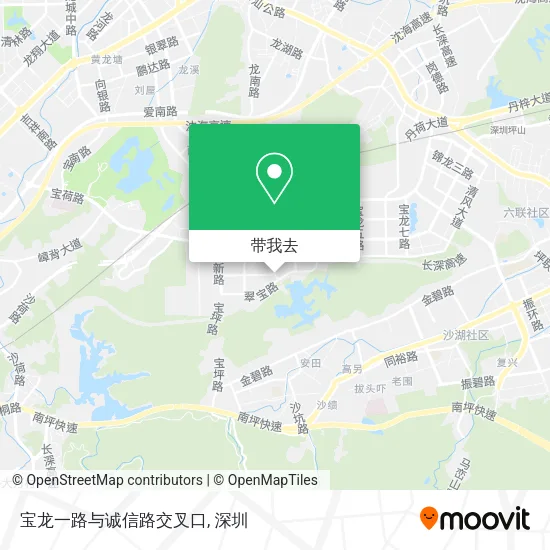宝龙一路与诚信路交叉口地图