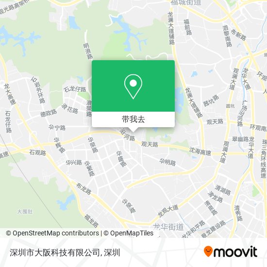 深圳市大阪科技有限公司地图