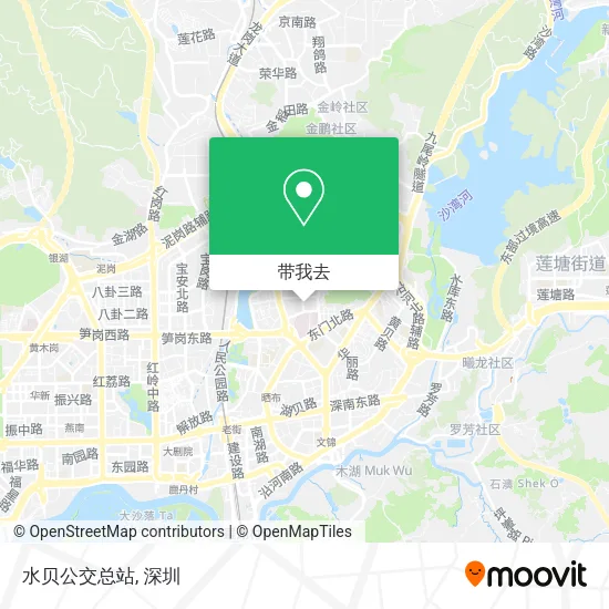 水贝公交总站地图