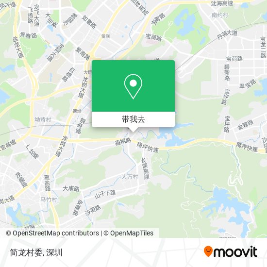简龙村委地图