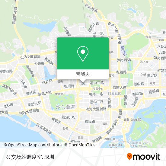 公交场站调度室地图