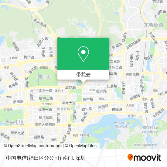 中国电信(福田区分公司)-南门地图