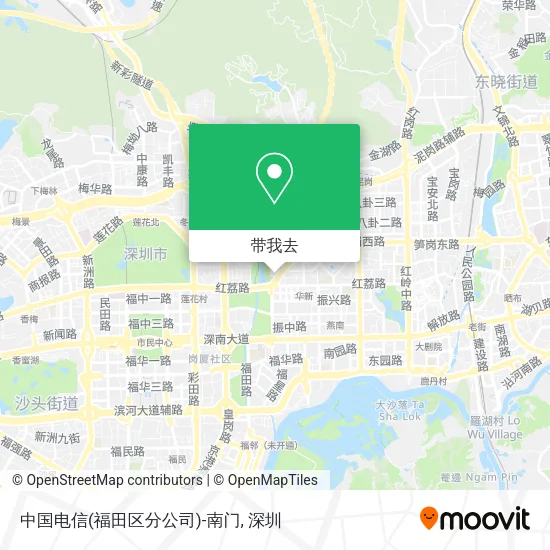 中国电信(福田区分公司)-南门地图