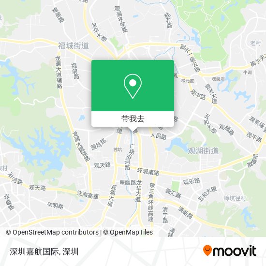深圳嘉航国际地图